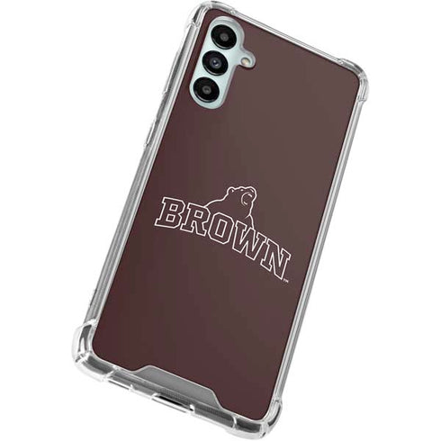 Brown University Outlined Gabb Phone 4 Clear Case