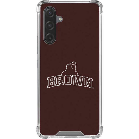 Brown University Outlined Galaxy A17 Clear Case