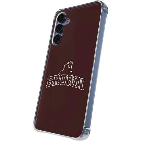 Brown University Outlined Galaxy A35 5G Clear Case