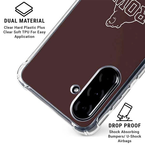 Brown University Outlined Galaxy A36 5G Clear Case
