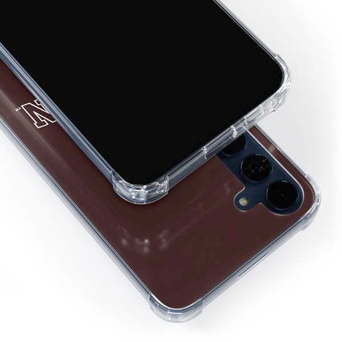 Brown University Outlined Galaxy A55 5G Clear Case