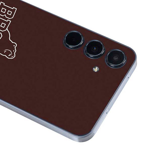 Brown University Outlined Galaxy A55 5G Skin