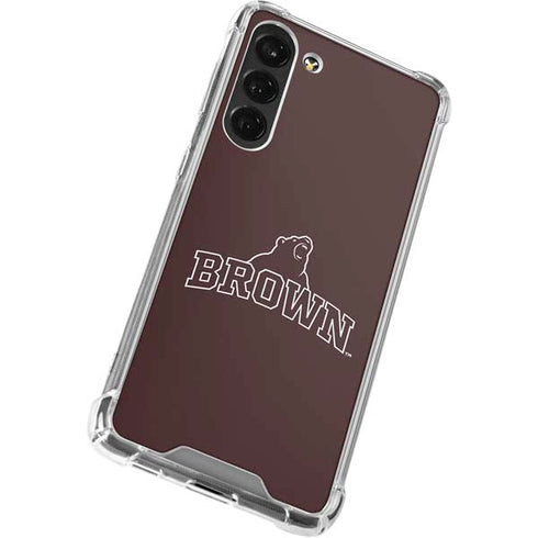 Brown University Outlined Galaxy S24 FE Clear Case