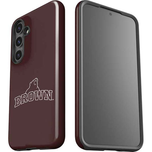 Brown University Outlined Galaxy S25 Plus Impact Case