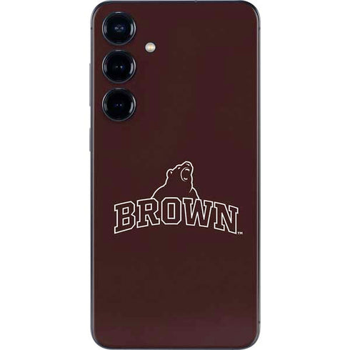 Brown University Outlined Galaxy S25 Plus Skin
