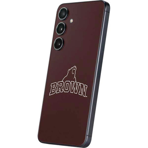 Brown University Outlined Galaxy S25 Plus Skin