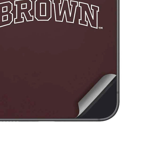 Brown University Outlined Galaxy S25 Plus Skin
