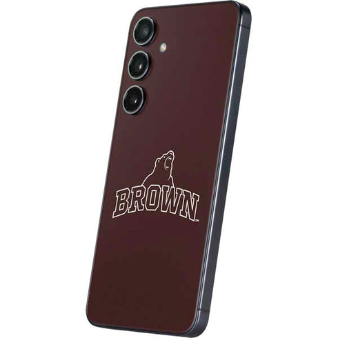 Brown University Outlined Galaxy S25 Skin