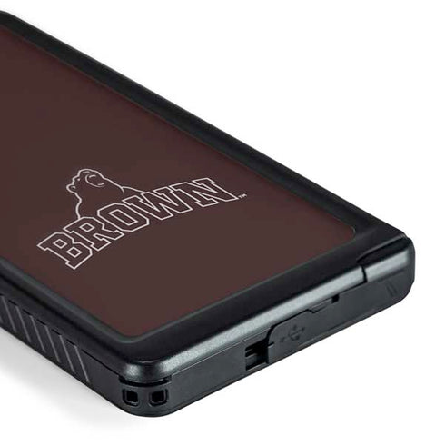 Brown University Outlined Galaxy S24 Ultra Waterproof Case