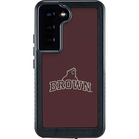 Brown University Outlined Galaxy S24 Waterproof Case