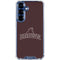 Brown University Outlined Galaxy S25 Clear Case