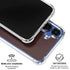 Brown University Outlined Galaxy S25 Plus Clear Case