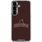Brown University Outlined Galaxy S26 Plus Clear Case