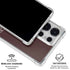 Brown University Outlined Galaxy S26 Ultra Clear Case