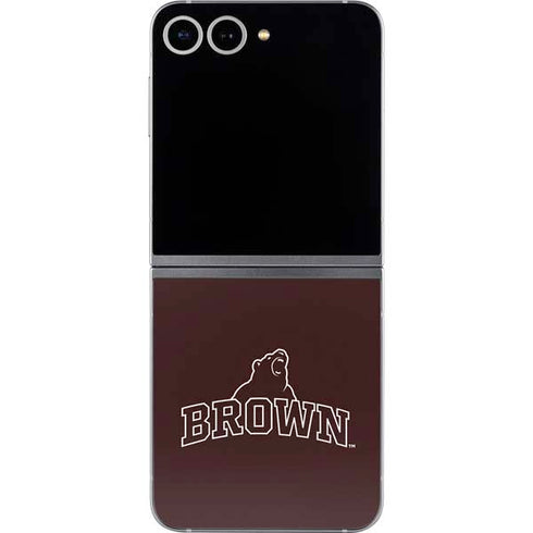 Brown University Outlined Galaxy Z Flip6 Skin