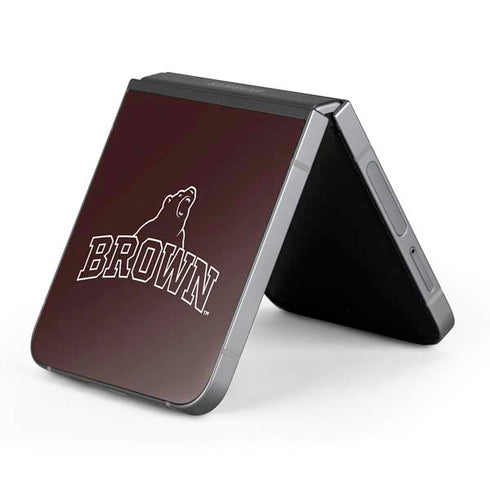 Brown University Outlined Galaxy Z Flip6 Skin