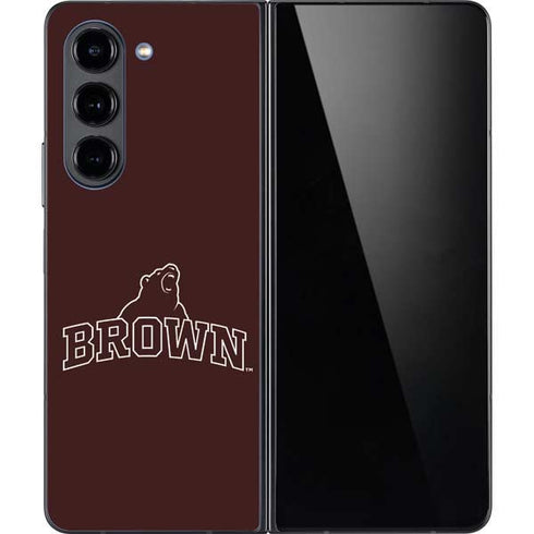 Brown University Outlined Galaxy Z Fold5 5G Skin