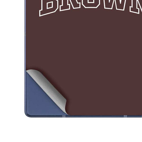 Brown University Outlined Galaxy Z Fold6 Skin