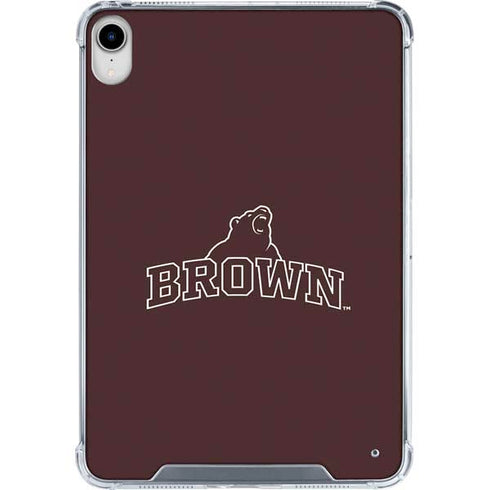 Brown University Outlined iPad 11th Gen (2025) Clear Case