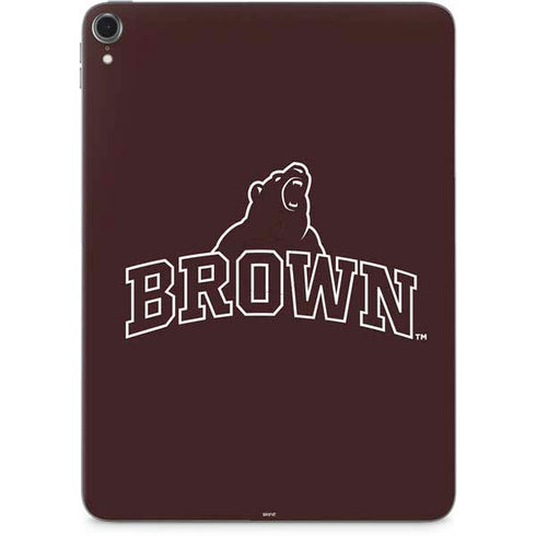 Brown University Outlined Apple iPad Pro Skin