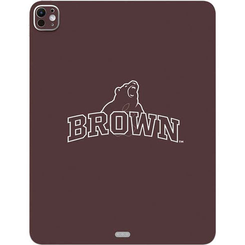 Brown University Outlined iPad Pro 13in M4 (2024) Skin