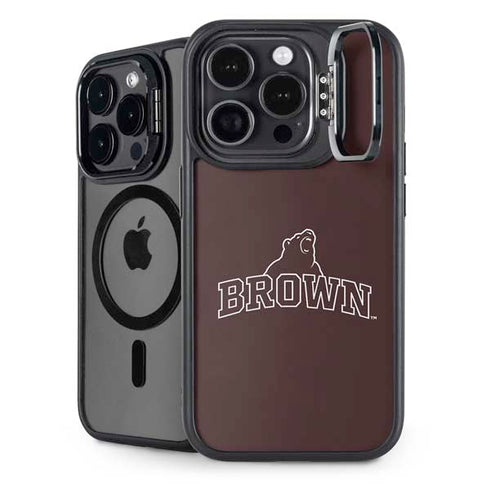 Brown University Outlined iPhone 14 Pro Max Kickstand Case