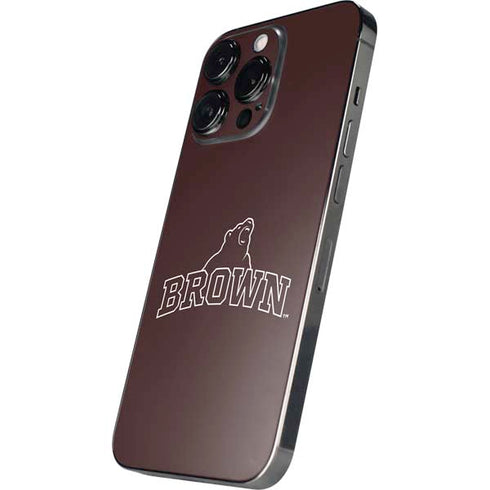 Brown University Outlined iPhone 15 Pro Max Skin