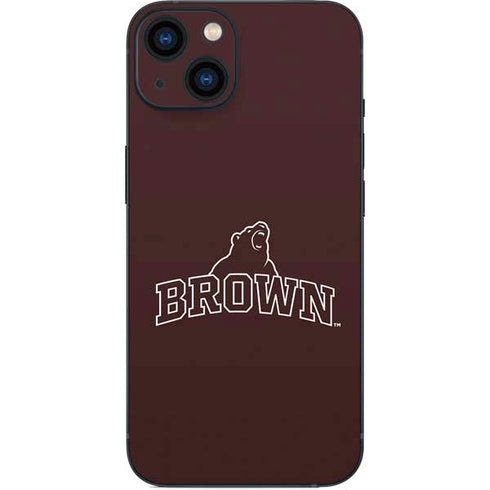 Brown University Outlined iPhone 15 Skin