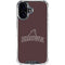 Brown University Outlined iPhone 16 Clear Case