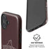 Brown University Outlined iPhone 16 Magsafe Impact Case