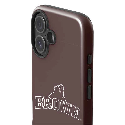 Brown University Outlined iPhone 16 Plus Impact Case