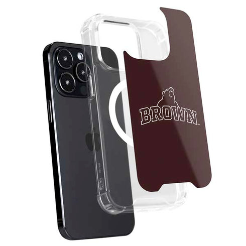 Brown University Outlined iPhone 16 Pro Max MagSafe Case