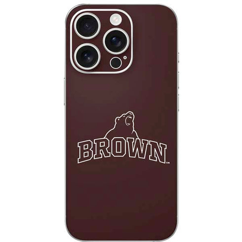Brown University Outlined iPhone 16 Pro Skin