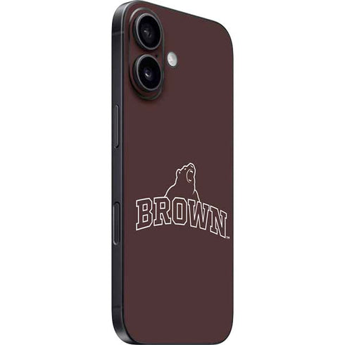 Brown University Outlined iPhone 16 Skin