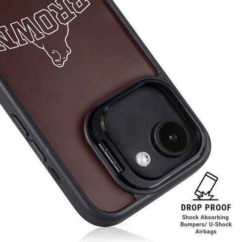 Brown University Outlined iPhone 16e Kickstand Case