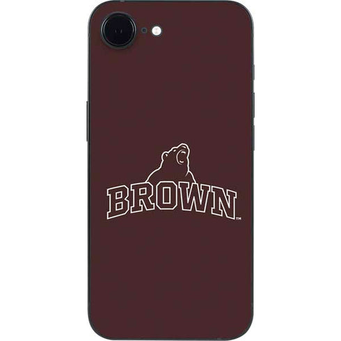 Brown University Outlined iPhone 16e Skin