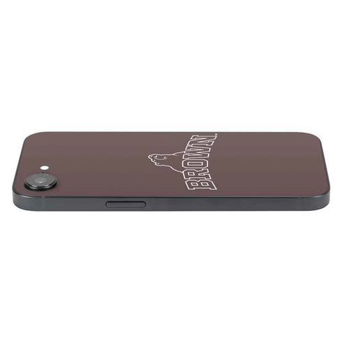 Brown University Outlined iPhone 16e Skin