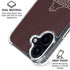 Brown University Outlined iPhone 17 Clear Case