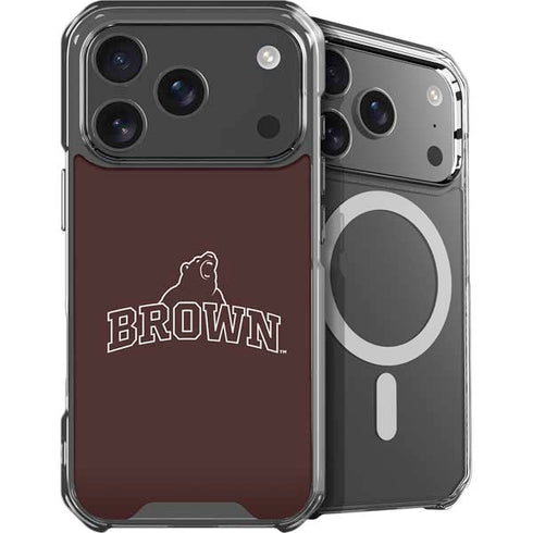 Brown University Outlined iPhone 18 Pro MagSafe Case