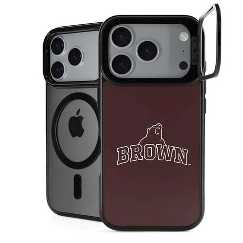 Brown University Outlined iPhone 18 Pro Max Kickstand Case