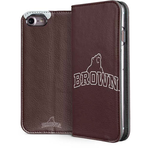 Brown University Outlined iPhone 7 Folio Case
