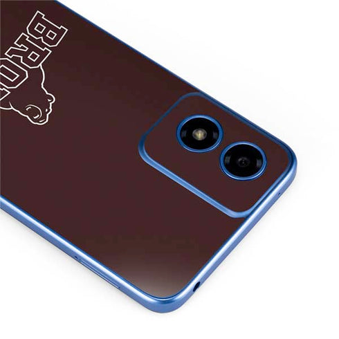 Brown University Outlined Moto G Play 4G (2024) Skin