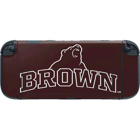 Brown University Outlined Nintendo Switch 2 (2025) with Joy-Con Skin