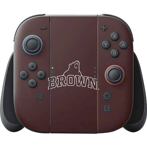 Brown University Outlined Nintendo Switch 2 (2025) Joy-Con Controller Skin