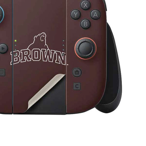 Brown University Outlined Nintendo Switch 2 (2025) Joy-Con Controller Skin