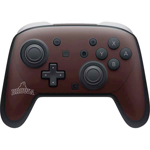 Brown University Outlined Nintendo Switch 2 (2025) Pro Controller Skin