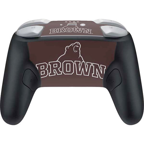 Brown University Outlined Nintendo Switch 2 (2025) Pro Controller Skin