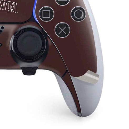 Brown University Outlined PS5 DualSense Edge Pro Controller Skin
