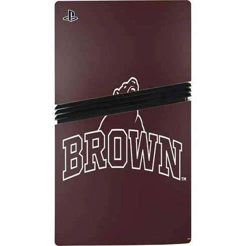 Brown University Outlined PS5 Pro Bundle Skin