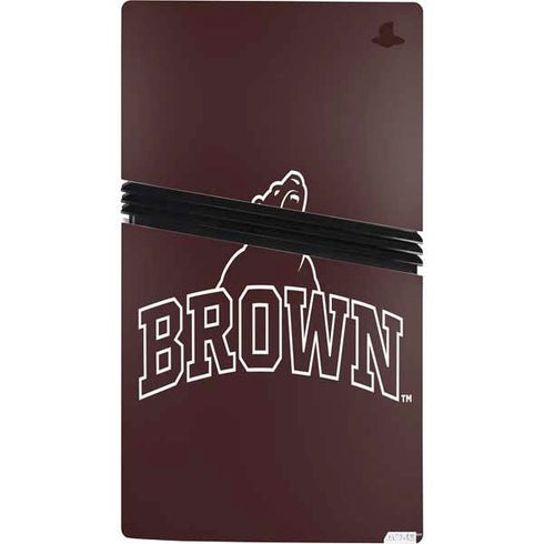 Brown University Outlined PS5 Pro Console Skin